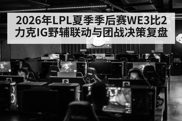 2026年LPL夏季季后赛WE3比2力克IG野辅联动与团战决策复盘